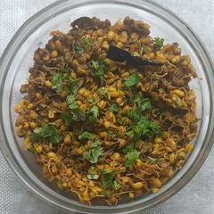 A picture of Sprout Mung Masala.