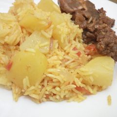 A picture of Pilau njeri.