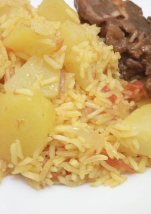 A picture of Pilau njeri.