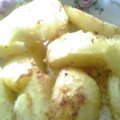 A picture of Roasted potatoes.