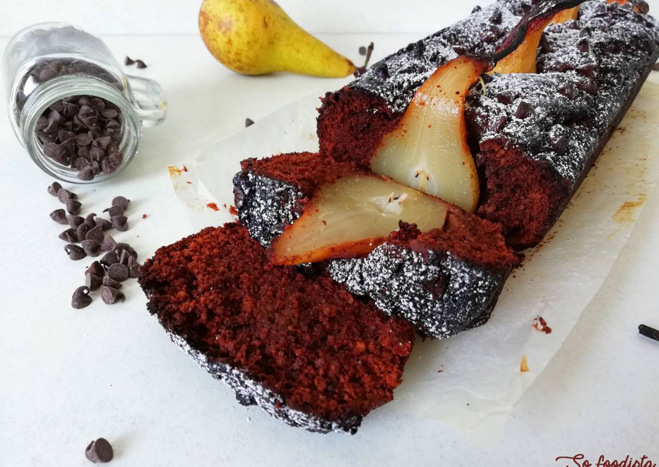 Cake poires chocolat