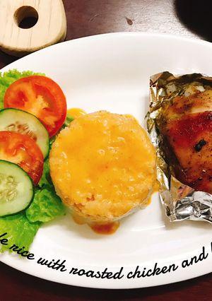 Hình của món Cơm gà quay sốt tiêu đen KFC (Copycat).