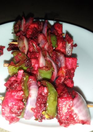 A picture of Tandoori panner.