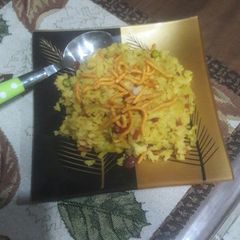 A picture of Vegetable poha.