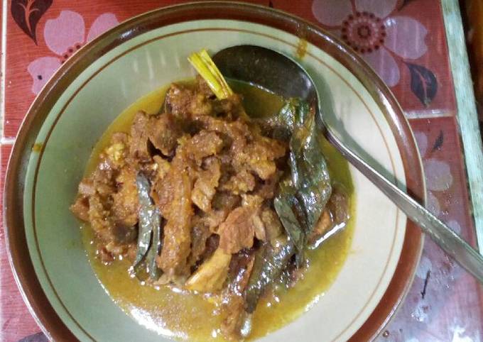 Semur daging kambing