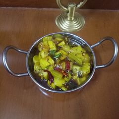 A picture of Maangai pachadi.