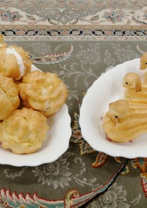 عکسی از دستور نان خامه ای