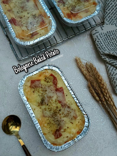 Foto resep Bolognese Baked Potato