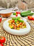 Fregula sarda con verdure