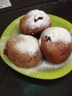 Foto resep Donat bomboloni ubi ungu