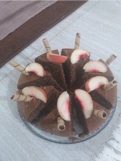 عکسی از دستور کیک شکلاتی 🍫🍫