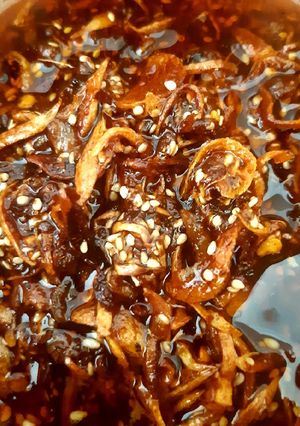 รูปของ พริกน้ำมันคลุกบะหมี่ ด้วยไมโครเวฟ Microwave Chili Oil