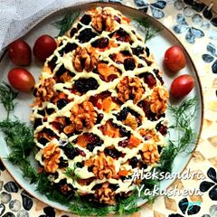 Salad "Dragon egg" A picture of Salad "Dragon egg".
