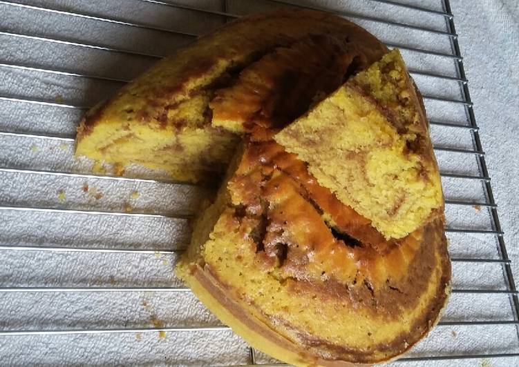 Step-by-Step Guide to Prepare Award-winning Pineapple marble cake # baking contest