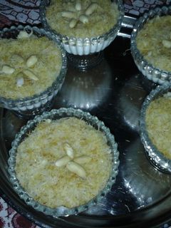 صورة لوصفة كنافة بالمهلبية التركية