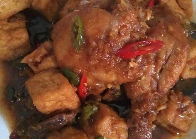 Ayam tahu kecap