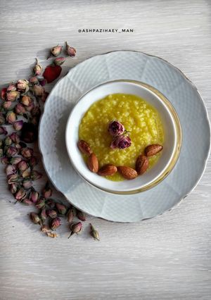 عکسی از دستور شله زرد