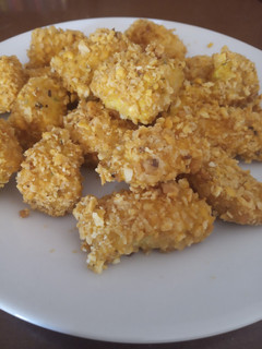 Una foto de Pinchos de pollo crunchy