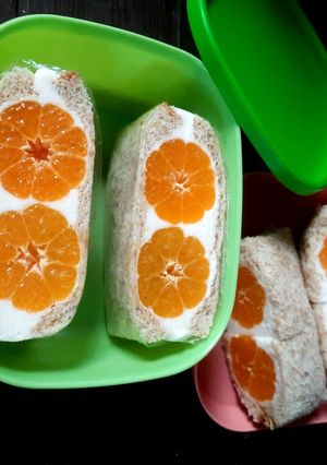 Foto resep Fruit Sando (Sandwich Buah)