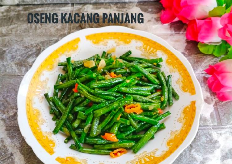 Resep Oseng Kacang Panjang Jadi, Menggugah Selera