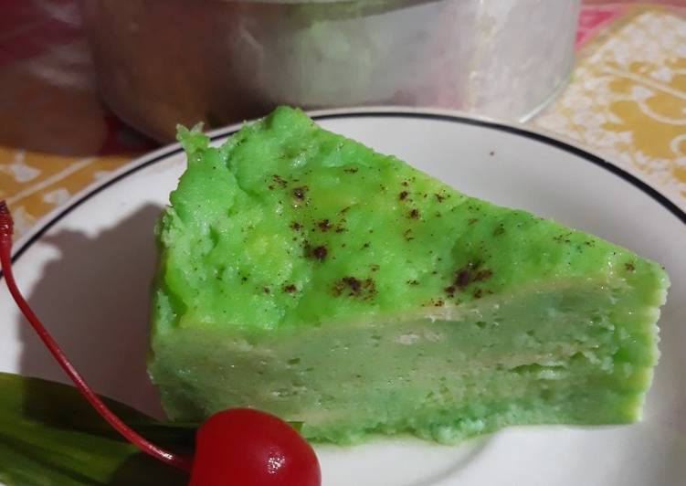 Bread Pudding Pandan Kukus