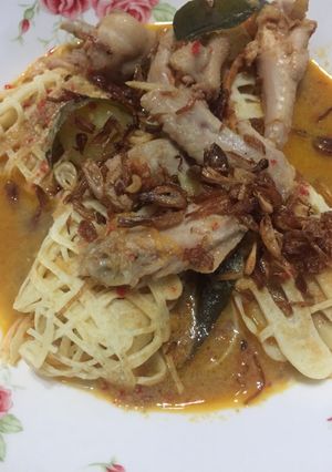 Foto resep Roti jala kari ayam