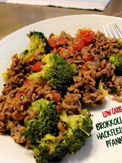 Schnelle Brokkoli-Hackfleisch-Pfanne Rezepthauptbild