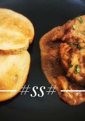 A picture of Creamy Garlic Chicken # Cookpad.