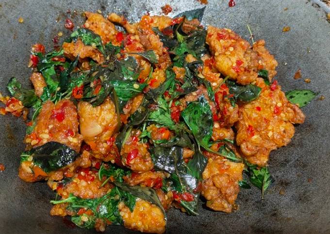 Resep Ayam Crispy Fillet Sambal Bawang Daun Kemangi Oleh Resi Yanuesti