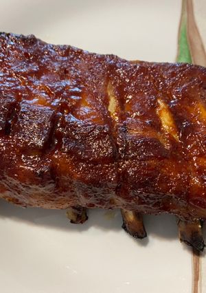 Una foto de Costillas barbacoa estilo Foster