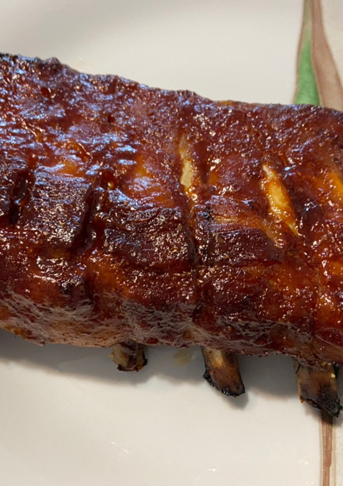 Una foto de Costillas barbacoa estilo Foster