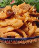 Thịt vai heo rang mặn ngọt