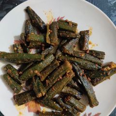 A picture of Crispy bhindi.