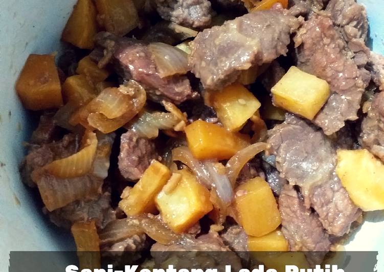 Sapi-Kentang Lada Putih