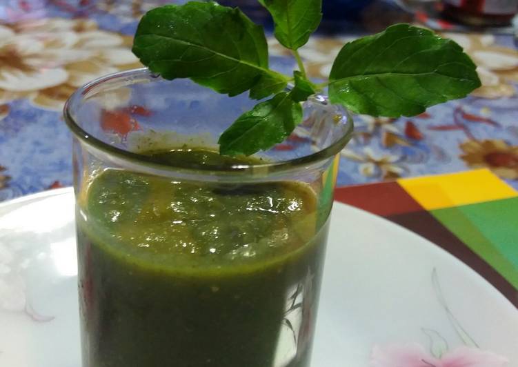 Easy Way to Cook Appetizing Basil chutney