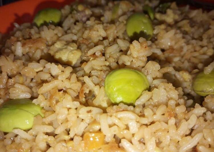 Nasi goreng pete daging