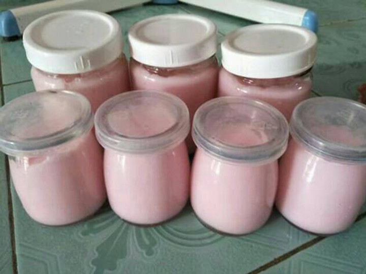 Resep Silky Pudding Strawberry, Enak