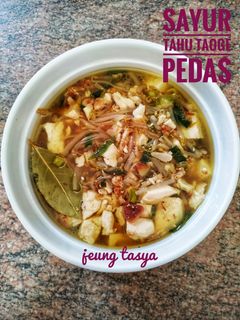Foto resep Sayur Tahu Taoge Pedas