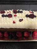 Budín de Frutos Rojos