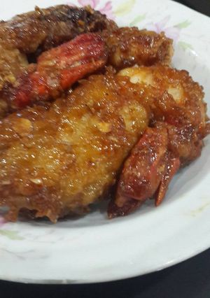 Hình của món Tôm chiên bơ tỏi.