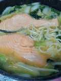 Salmon Miso Nabe Udon
