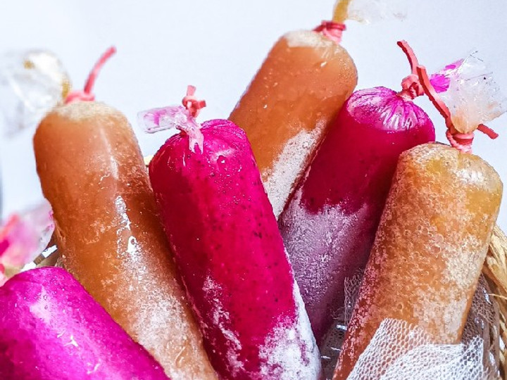 Resep Es Lilin (Buah naga dan Apel), Lezat