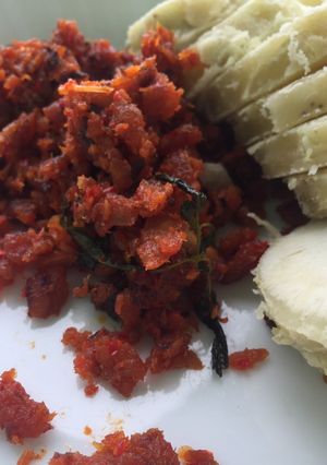 Foto resep Ikan tuna suwir manado pampis