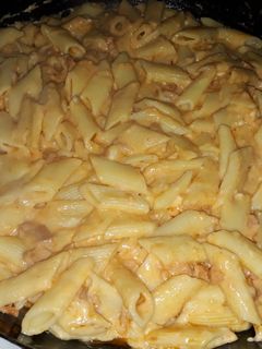 صورة لوصفة معكرونة بكريمة الجبن