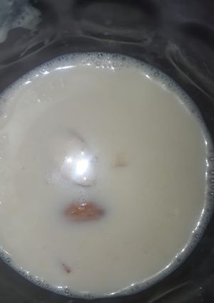 A picture of Badam milk.