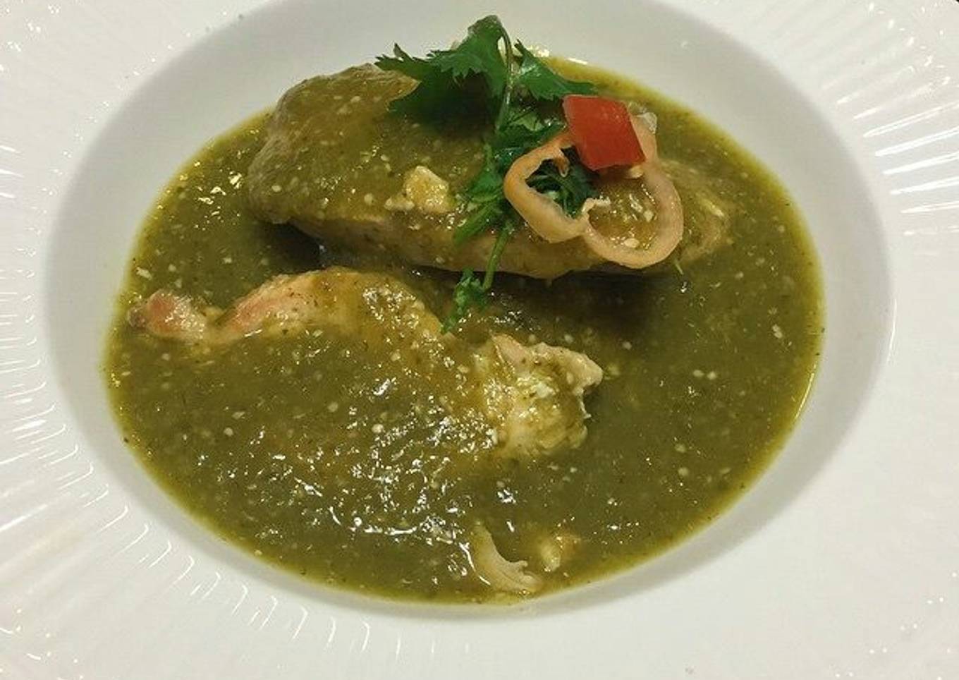 Pechugas de Pollo en salsa verde