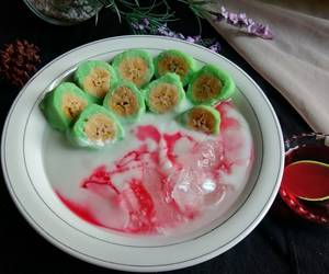 Siap Saji Es Pisang Hijau Ala Restoran