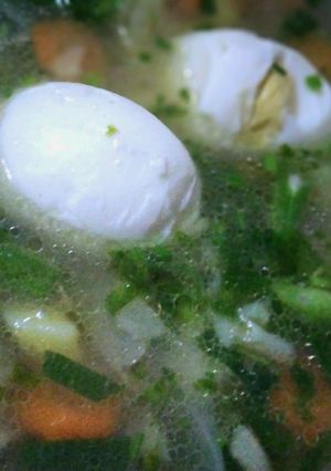 Foto resep Sup telur sederhana