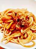 Spaghetto alla chitarra con sugo di alici fresche