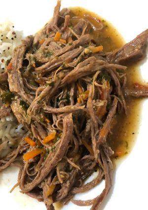 Una foto de Carne Mechada